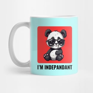 I'm Indepandant | Panda Pun Mug